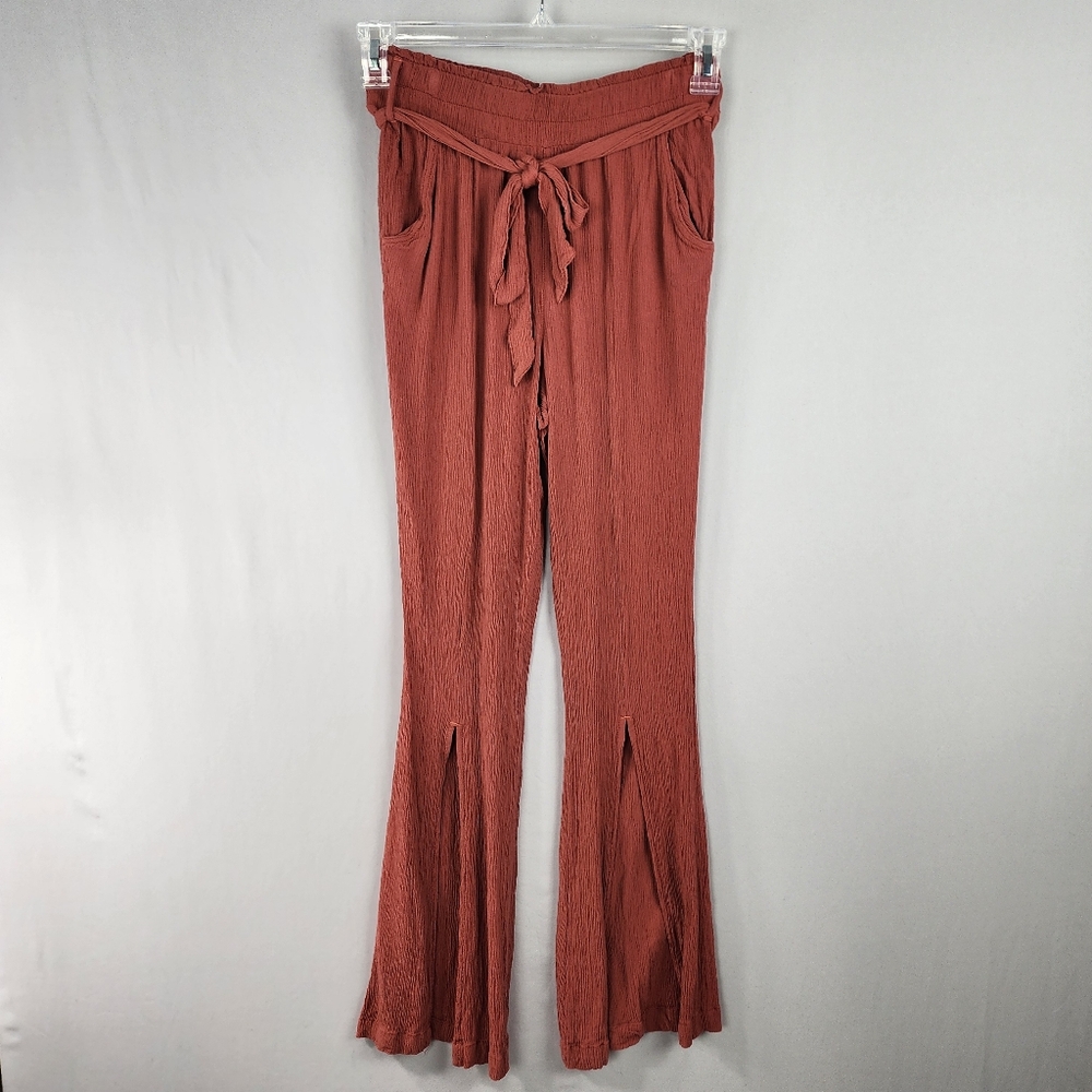 Rewash Pants - Pull On Bell Bottom With Frint Splits Sz M